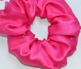 Rose Новое поступление новые женские шелковые резинки для волос Элегантные волосы галстук милые аксессуары для волос, хвост держатель для волос - Цвет: Rose
