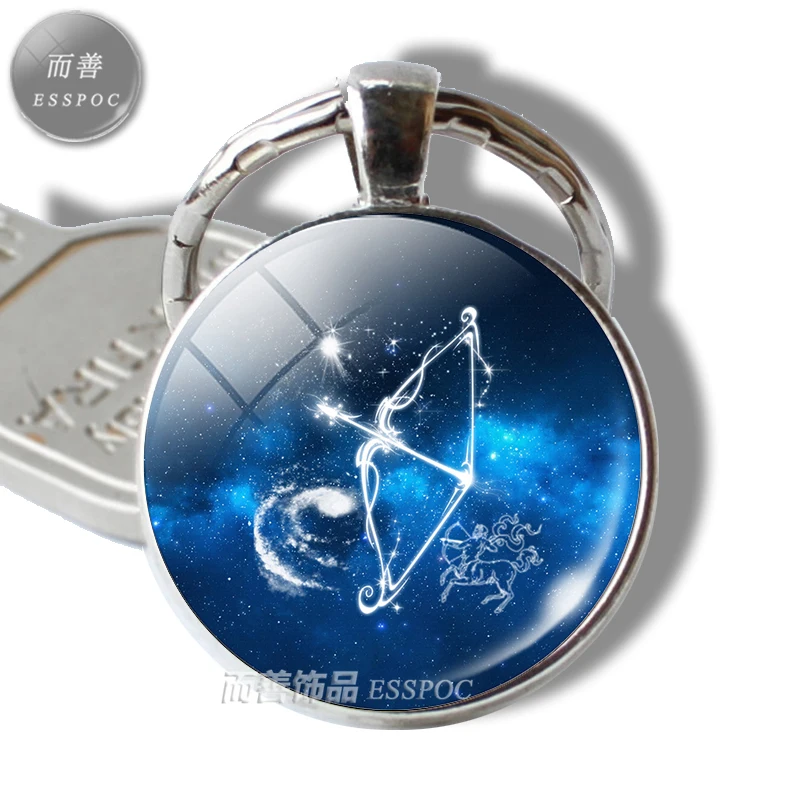 12 знаков зодиака Созвездия подарок на день рождения милый кабошон знаки брелок