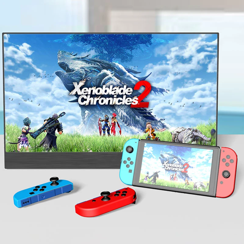 Портативный монитор 4K Touch 15 6 ультратонкий IPS ЖК-дисплей 13 3 дюйма 3840x2160 с Type C для