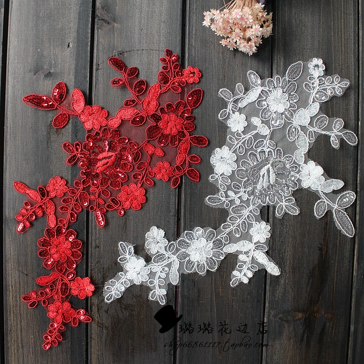 10 шт./лот новинка свадебная вуаль для волос обувь одежда кружевные нашивки