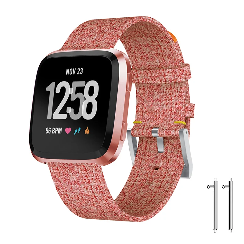 Новое поступление для Fitbit Versa наручный ремешок Смарт часы мягкий джинсовый часов