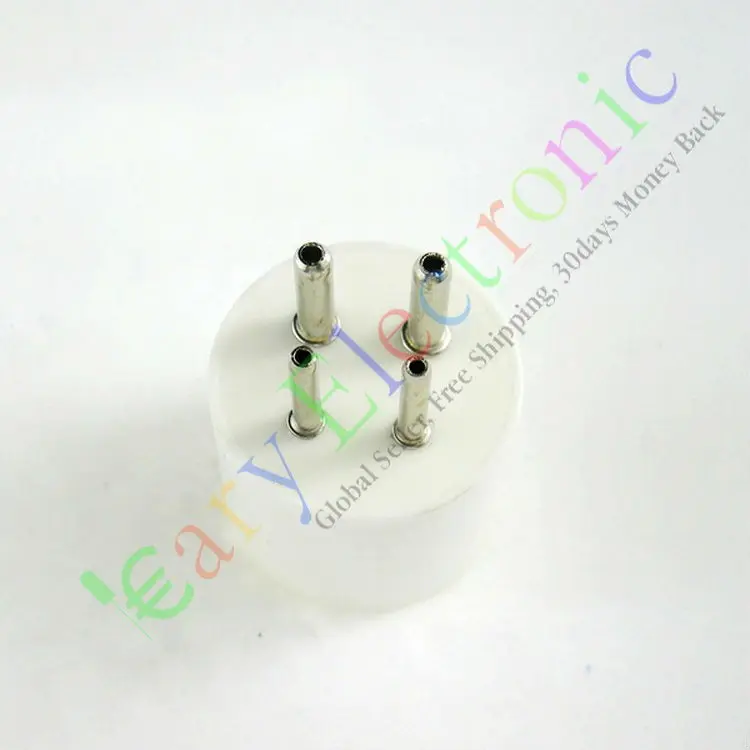 Оптом и в розницу 8 шт 4pin керамика гнезда вакуумных трубок клапанная база Fr U4A 300B 811