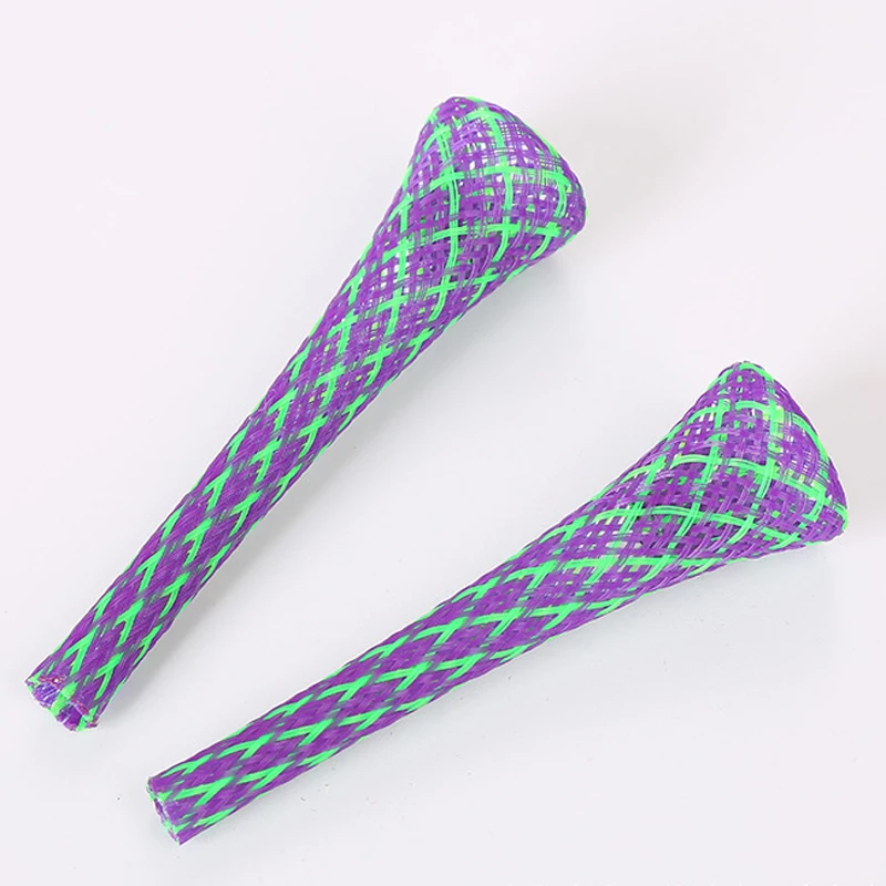 12PCS/LOT Pet Toy Bounce Telescopic Tube Cat Toy Colorful Simple Cat Teaser For Kitten