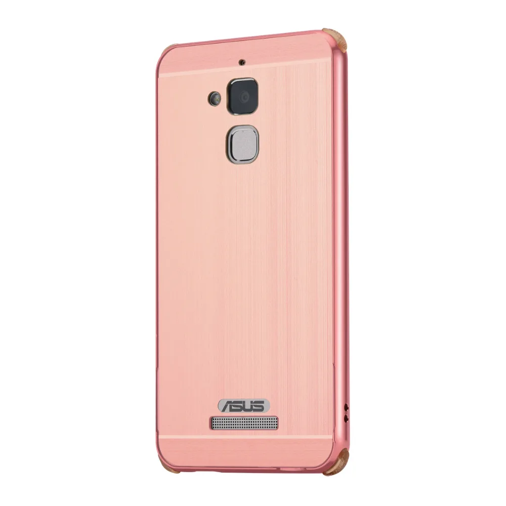 Акриловый чехол для ASUS Zenfone3 max ZC520TL с электрическим покрытием металлической рамой