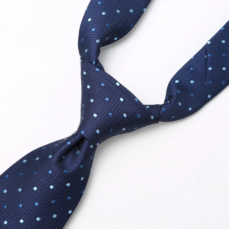 Новые мужские дизайнерские Галстуки 8 см модные темно-синие английские деловые