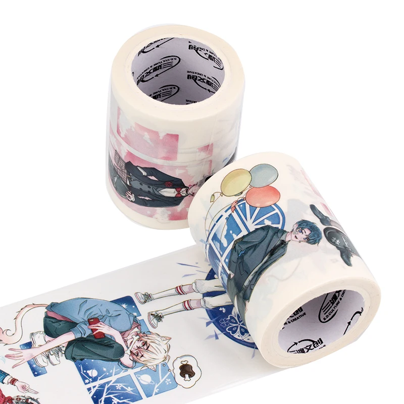 Специальные чернила 50 мм широкий собака и лента для декорации Washi DIY планировщик дневник в стиле Скрапбукинг изоляционная лента с выпуском бумаги - Цвет: see chart