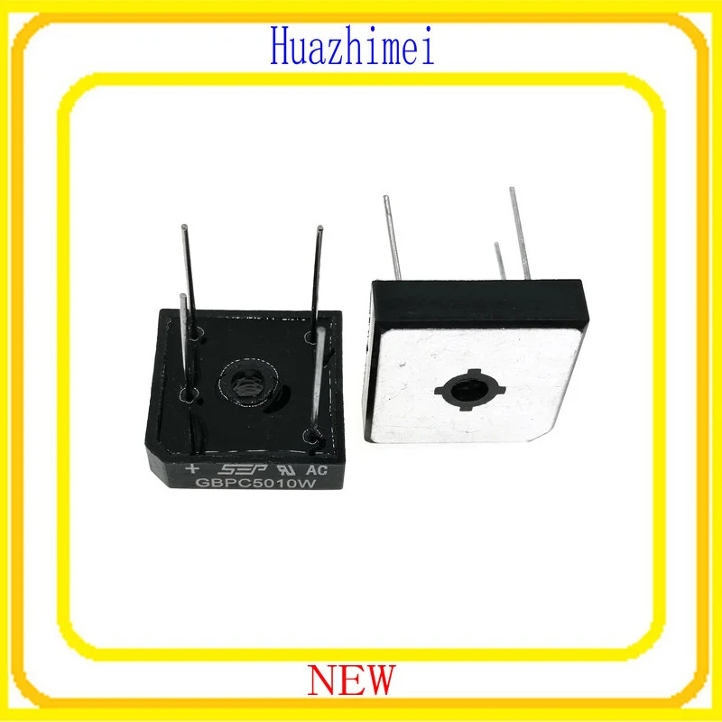 1PCS GBPC5010W 1 шт. GBPC5010 50A GBPC3510 30A 1000V GBPC5010W GBPC3510W - Цвет: 1PCS GBPC5010W