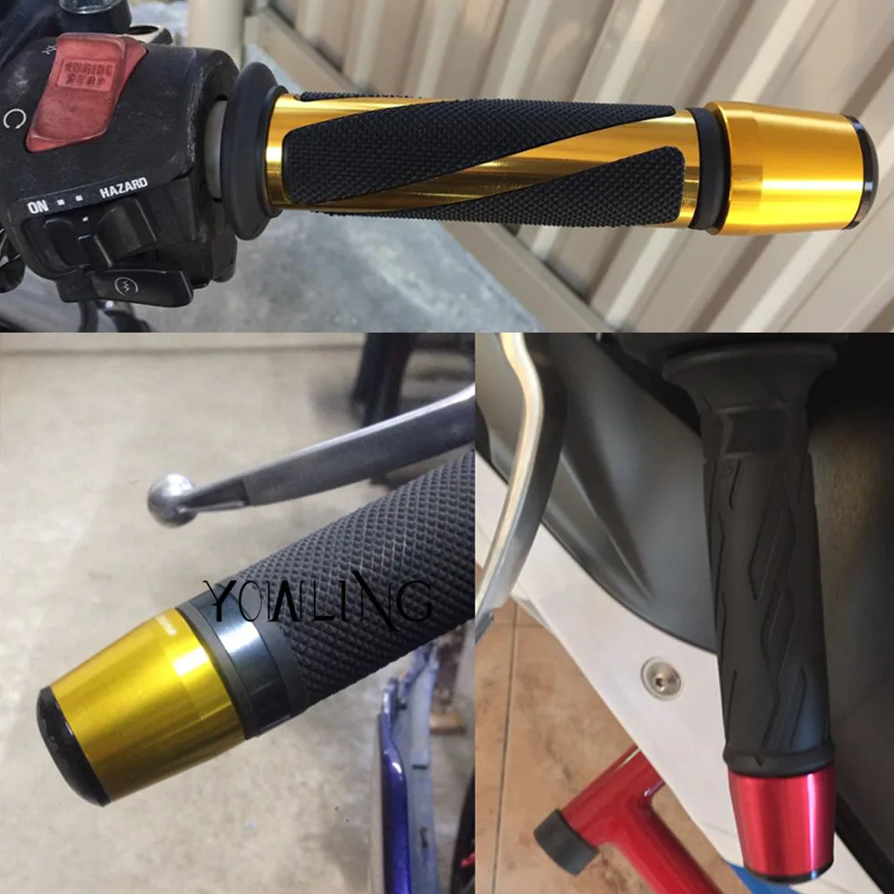Противовес руля мотоцикла CNC 7/8 дюйма 22 мм наконечники для SUZUKI GSXS GSX-S GSXR GSX-R GSR GSF GSX