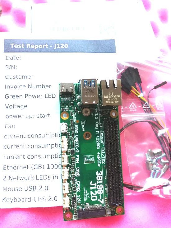 

70714 Jetson TX1 / TX2 carrier (1 xgbe, 2 x USB3, 1 x USB2, 1 x CS