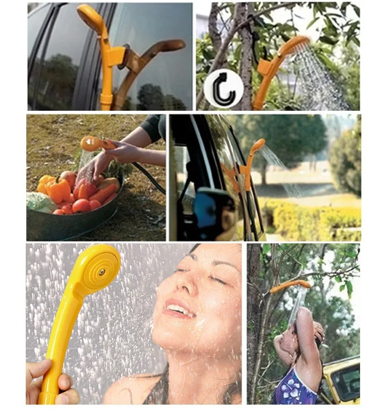 Душевая лейка для автомобиля портативный душевой распылитель кемпинга 12 В набор