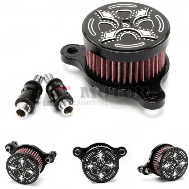 

for Harley XL883/1200/48 72 Motorcycle Air Filter Modified Scooter Air Cleaner Motorcycle Accessories Cross-shaped Air Filter