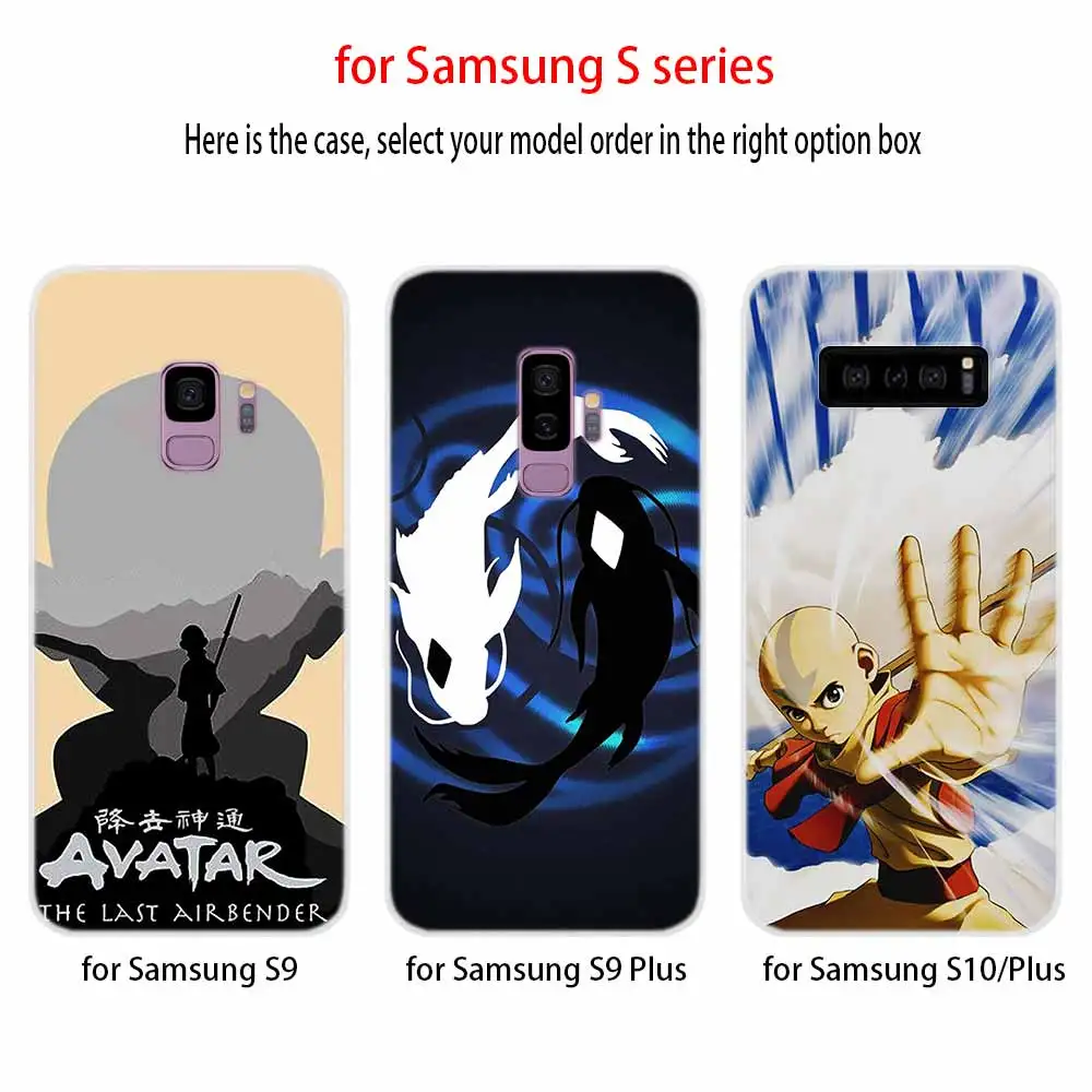 Чехол с рисунком для Samsung Galaxy S8 S9 S10 S20 S21 Plus Lite Ultra Cover S10E S7 Edge Avatar The Last Airbender