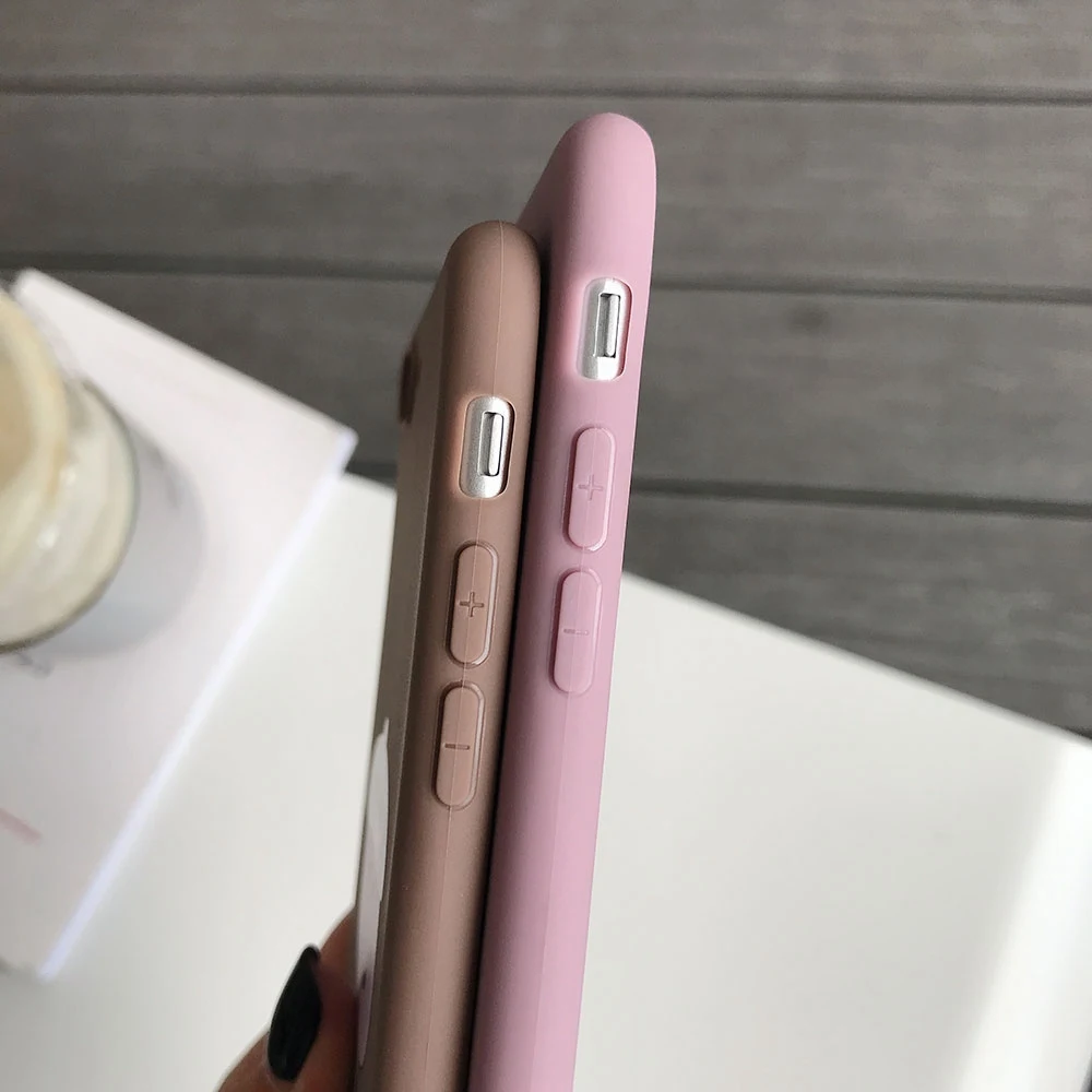 KISSCASE Забавный мультяшный чехол для iPhone X XS MAX XR 8 7 Plus Мягкий матовый ТПУ милый 6 6S 5 5S