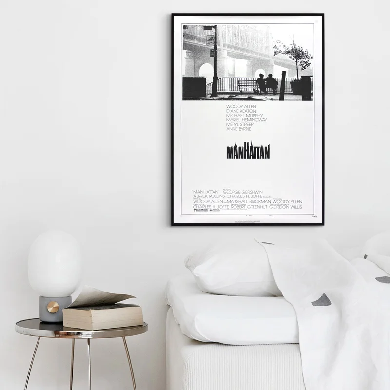 Manhattan Vintage Classic Movie Poster Home Decor Wall Art Canvas painting Print | Дом и сад