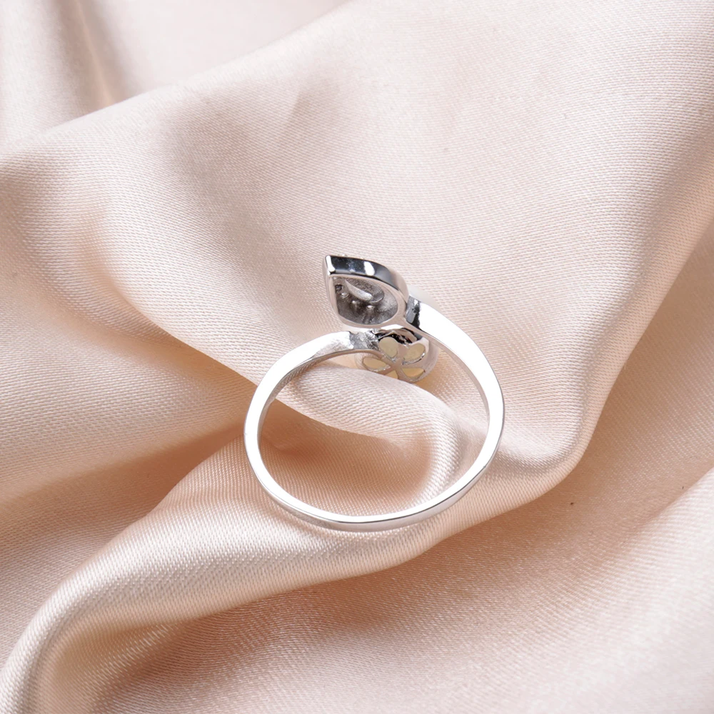 Хит продаж кольцо с белым золотом женское праздничное на День святого Валентина