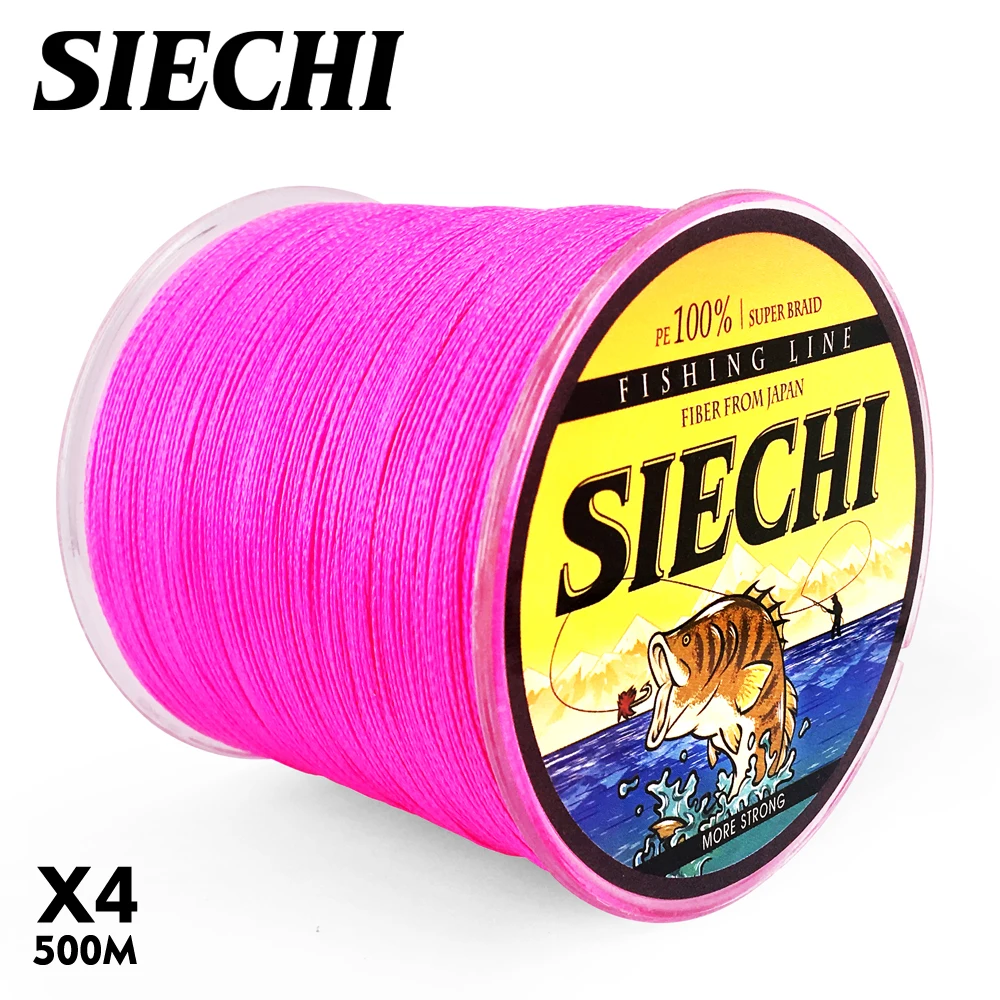 SIECHI 500 м рыболовная леска 4 пряди плетеная многонитевая для ловли карпа