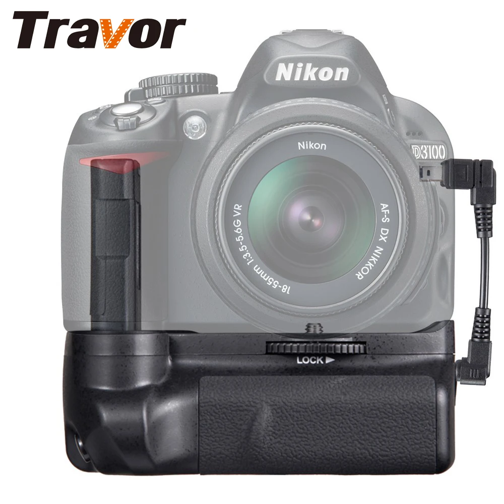 Профессиональная многофункциональная Батарейная ручка для Nikon D3300 D3200 D3100 DSLR камеры