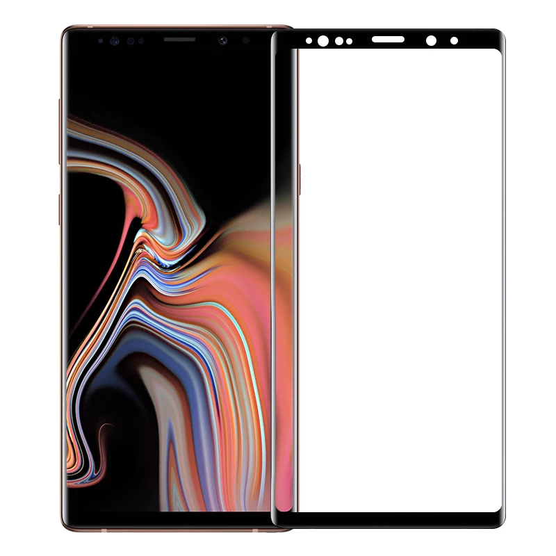 Защитная пленка на весь экран с клеем для Samsung S8 S9 Plus полное покрытие Galaxy S10E Note 9 8 10