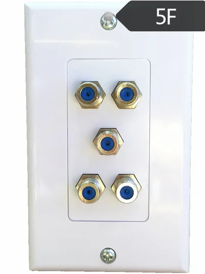 Коаксиальный кабель RCA с 5 портами настенная спутниковая пластина коаксиальный
