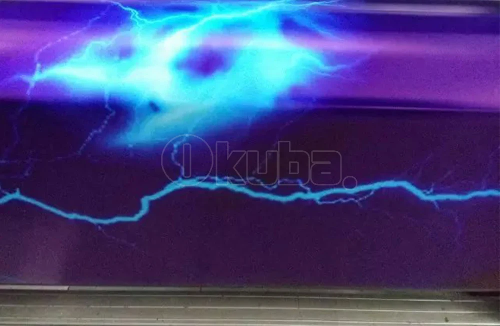 Автомобиль укладка Lightning виниловые всего тела автомобиля Стикеры камуфляж виниловая Графика камуфляж автомобиля Обёрточная бумага 1,52* возможностью погружения на глубину до 30 м/рулон