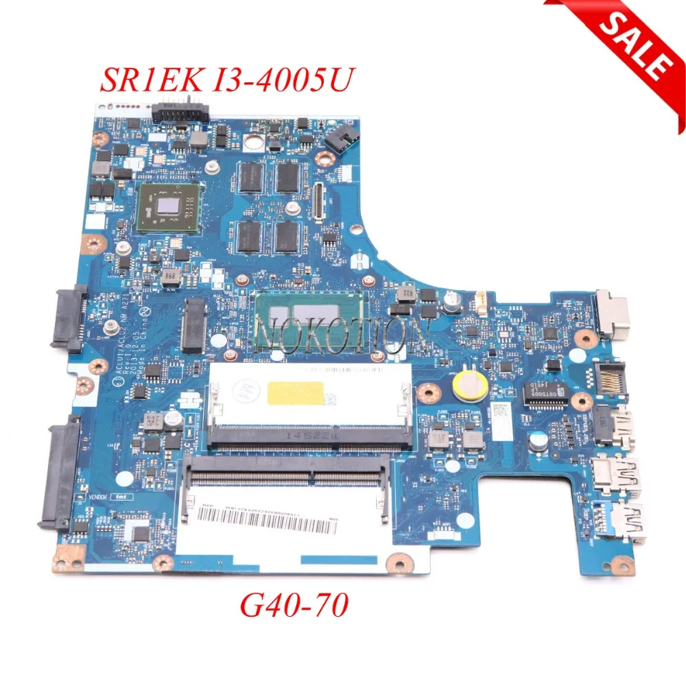 Материнская плата NOKOTION ACLU1 для ноутбука подходит lenovo Ideapad NM A271 14 дюймов HD 8500 DDR3L