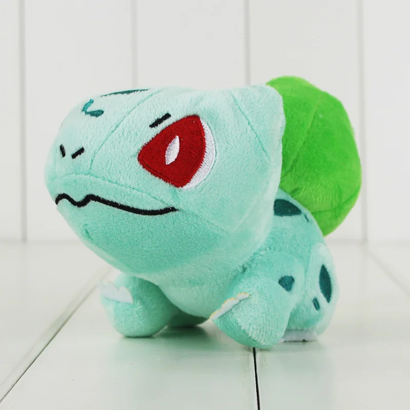 Bulbasaur 15 видов стилей 5,5 'Charmander Gengar Bulbasaur Dragonite Snorlax Mewtwo Lapras Charizard мини плюшевая игрушка кукла игрушки - Цвет: Bulbasaur