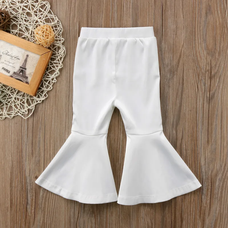 Pudcoco 2018 летние милые расклешенные с широкими штанинами детские штаны для девочек