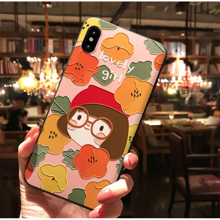 Чехлы для телефонов iPhone 6 6S 7 8 Plus силиконовый чехол милый мультяшный мягкий