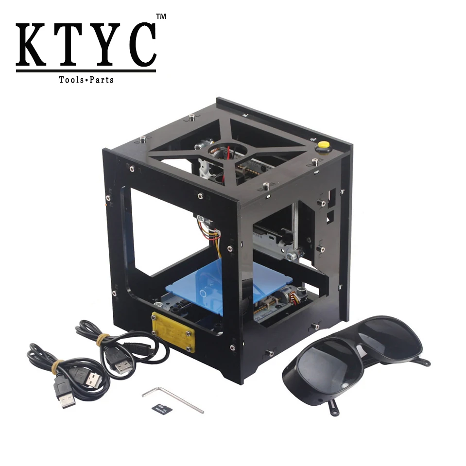 Ktyc 1000 МВт ЧПУ crouter для лазерной резки мини гравировальный станок с DIY печати