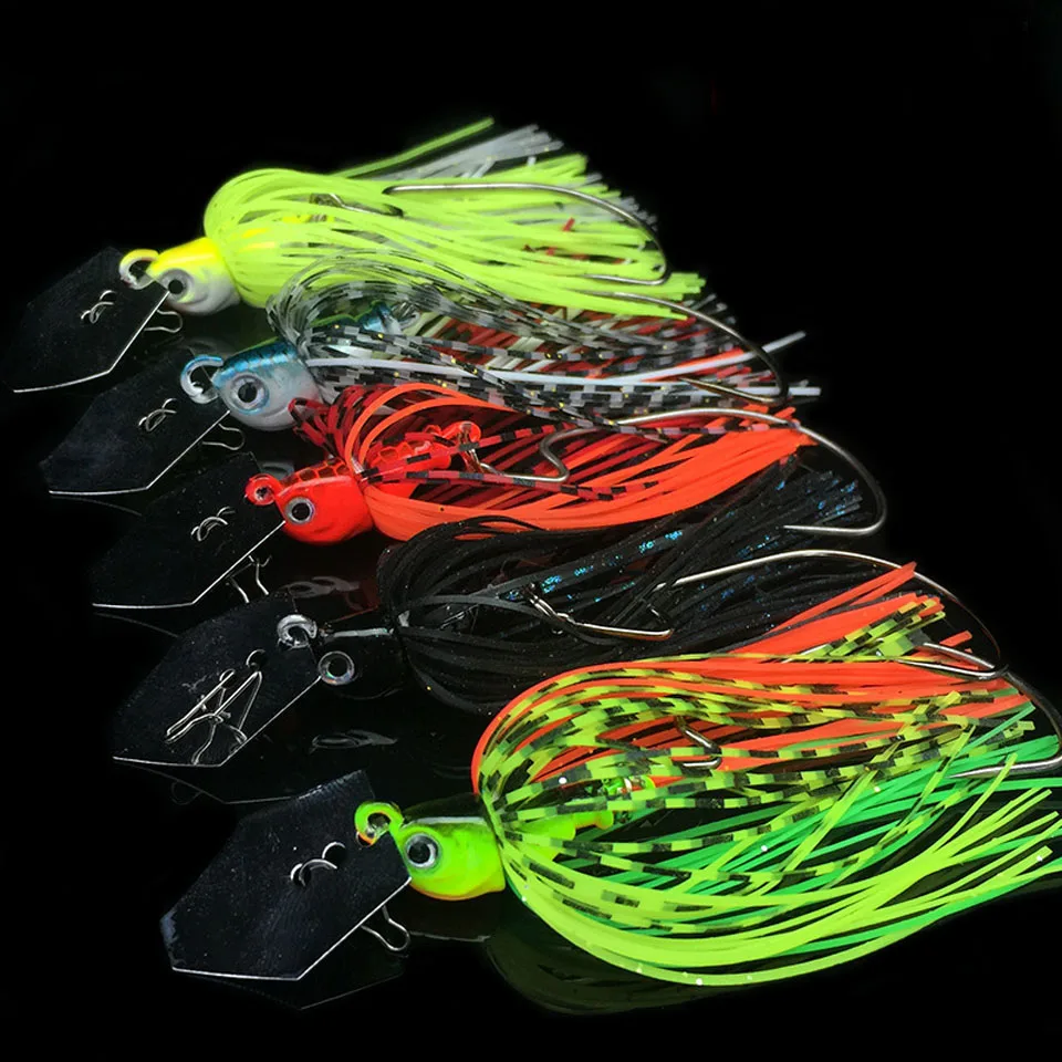 WALK FISH 1 шт. приманка для рыбалки Buzzbait воблер болтовня приманка для ловли карпа с плавательным Джигом лезвия Pesca
