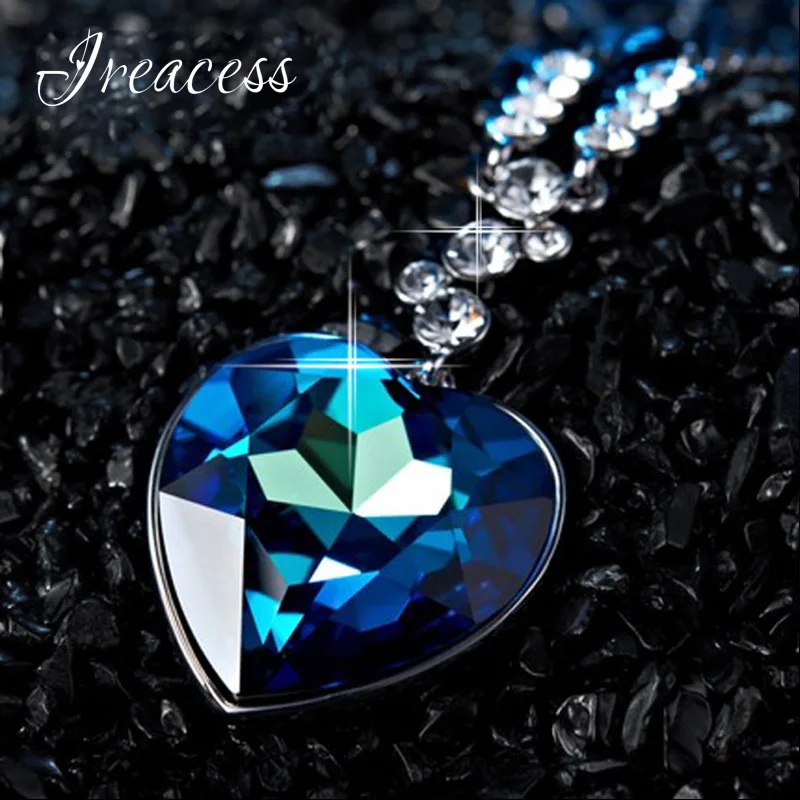 2018 Новые ожерелья и кулоны с большими кристаллами для женщин Эффектное свадебное