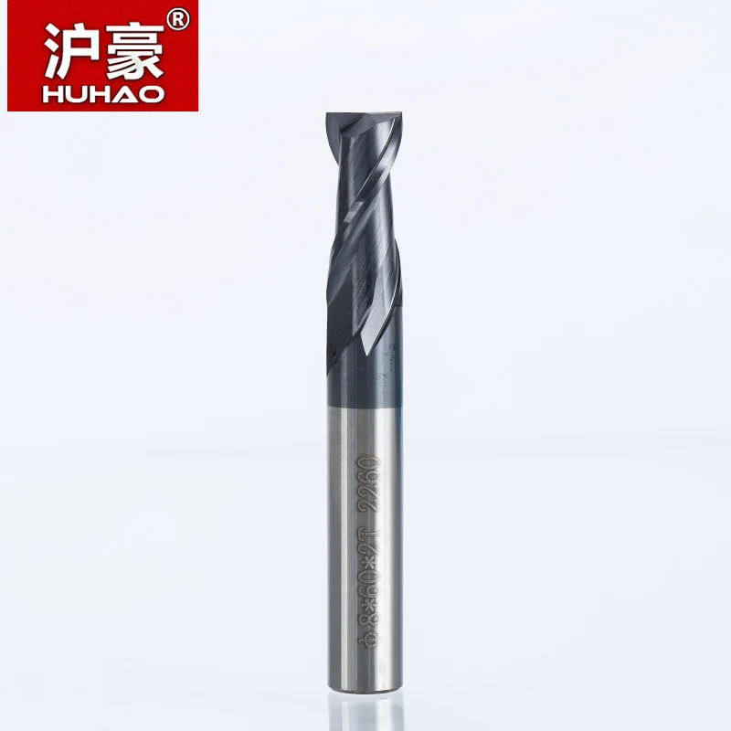 HUHAO 1PC 2 flutes Solid Carbide End Mill CNC Milling Cutter HRC45 R 1 3 4 5 6 8 10 14mm router bits for milling machine | Инструменты