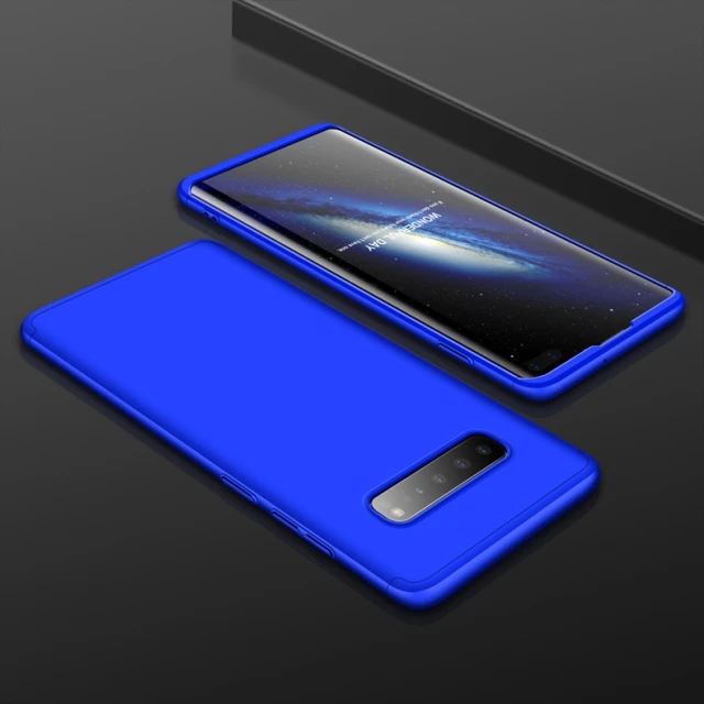 blue Чехол для samsung Galaxy S10 5G, роскошный защитный чехол с магнитным кольцом для samsung s10e S9 S8 Plus S10 Lite S7 S6 Edge, чехол - Цвет: blue