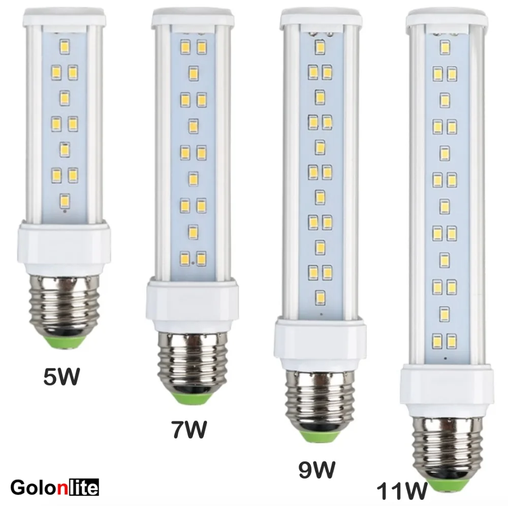 Golonlite G24 светодиодный лампы 11 Вт Замена 26 ваттов CFL g24q g24d plc светодиодные лампа 9 7 5
