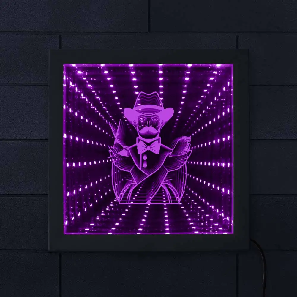 Парикмахерская бесконечность зеркало бесконечное пространство графика