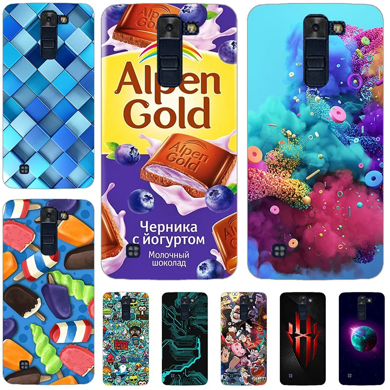 Чехол для телефона LG K8 2016 45 стилей жесткий пластиковый чехол с рисунком LGK8 |