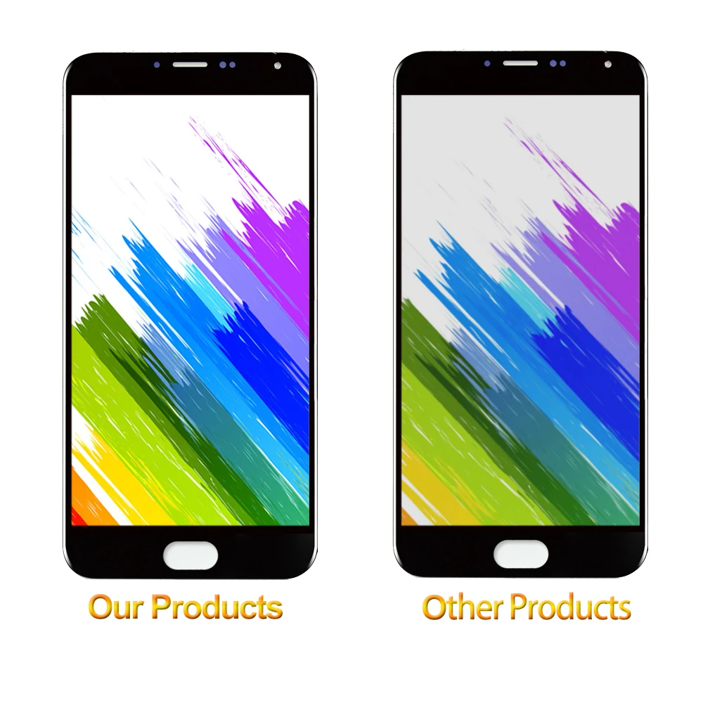 ЖК дисплей 5 дюйма MX5 для Meizu дигитайзер сенсорный экран стекло с рамкой запасные