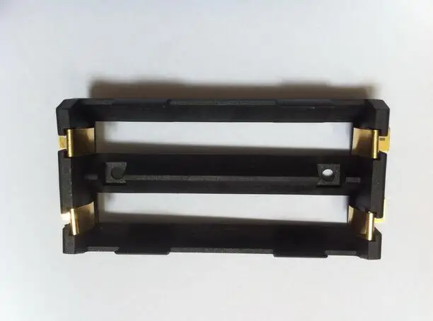 10 шт./лот Высокое качество 2X18650 Держатель аккумулятора SMD с бронзовыми контактами