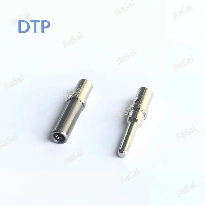 

50/100Pcs DTP 0462-203-12141 0460-204-12141 Stainless Steel Size 14AWG to 12AWG Pin Automotive Connector Terminal For Deutsch