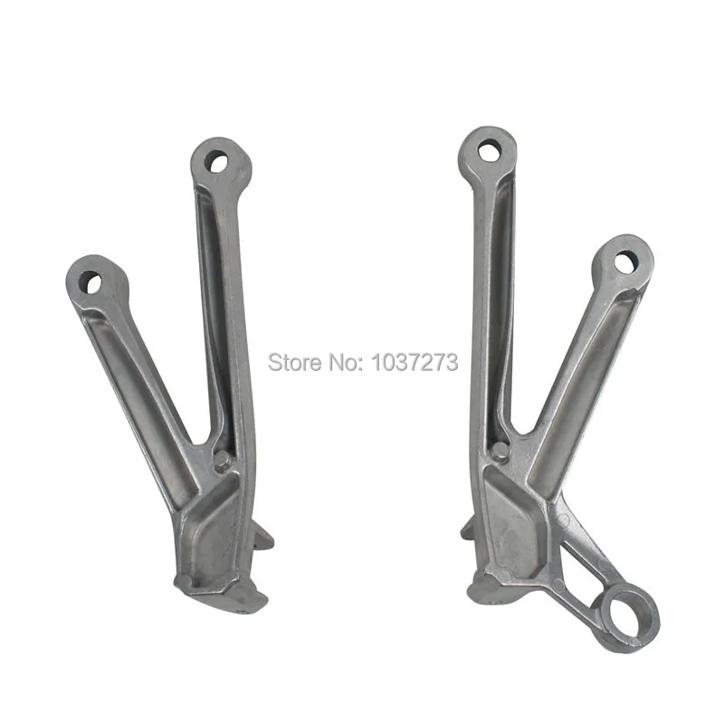 Задние подножки для Kawasaki ZX10R ZX 10R 2004 2005 серебристые|bracket plate|bracket holderpeg toys |