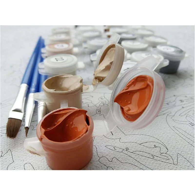 Персональные Фото Индивидуальные DIY масляные краски картины по номерам Картина Рисунок по номерам холст Раскраска по номерам акрил