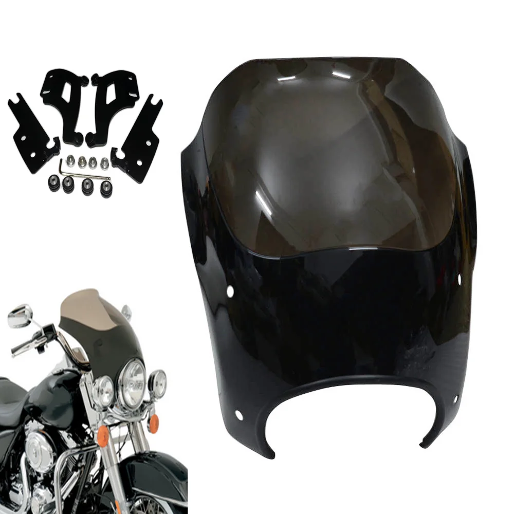 Лобовое стекло пуля обтекатель для Harley Road king пользовательские инъекции FLHRSI 04 05