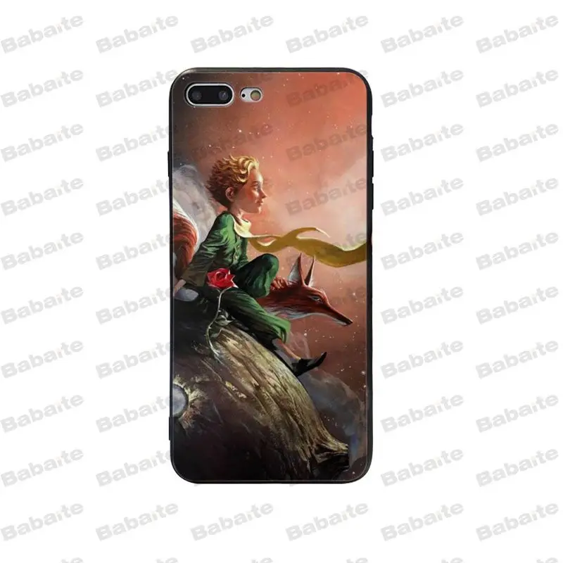 Мягкий резиновый чехол для телефона Babaite The little prince and the fox Apple iPhone5 5S SE 6 6S 7 8 Plus X XS MAX