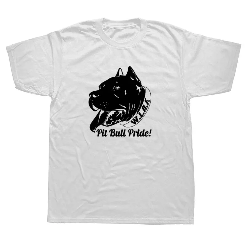 WEELSGAO Pride Perfect Pitbull Heartbeat футболка с быком для мужчин короткий рукав плюс размер забавная Мужская футболка - Цвет: white