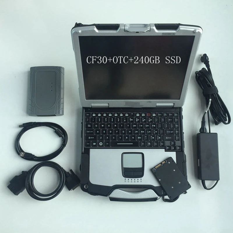 Сканер T oyota IT3 Global Techstream GTS OTC VIM OBD для ноутбука t otc с установкой на ssd CF30