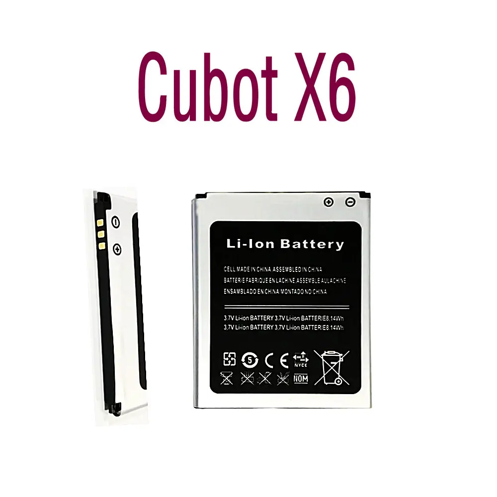 

Large Capacity Li-ion High quality Replacement Battery Authentic profession 2200mAh For Cubot X6 Smartphone