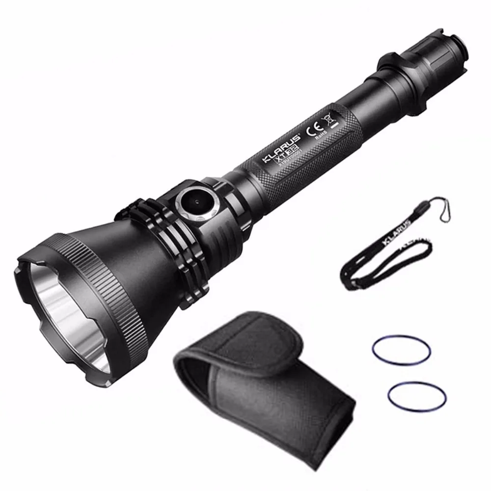 KLARUS XT32 дальний фонарь CREE XP L HI V3 светодиодный Макс. 1200лм дальность луча 1000 м