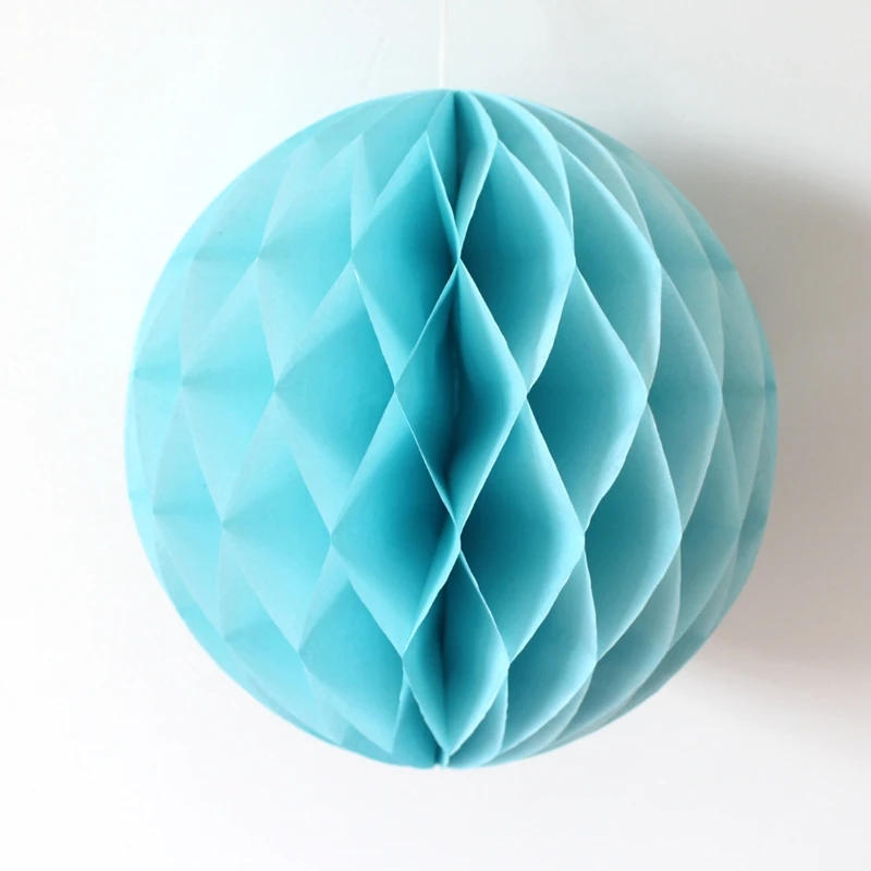 Light Blue " 15 см babyshower День рождения украшения Дети соты шары Китайский бумажный фонарь lampion украшения дома аксессуары - Цвет: Light Blue