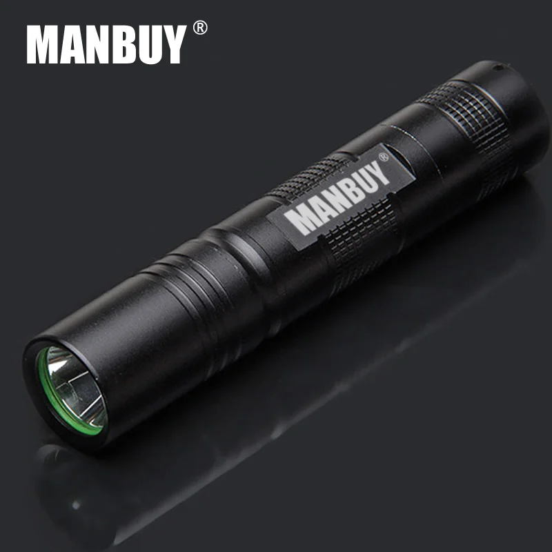 MANBUY W109 фонарик без 18650 батареи завод Q5 светодиодный вращающийся неполярный зум концентрирующий большой диапазон алюминиевый сплав лампа