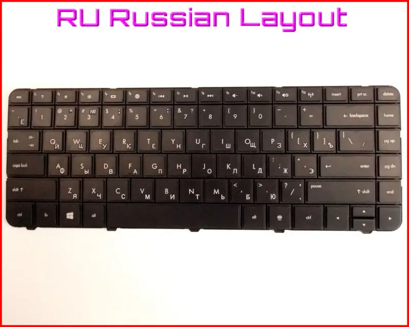 Новая клавиатура RU Русская версия для ноутбука HP 431 435 436 450 455 Q68C 635 655 650 630 636 CQ430 CQ431